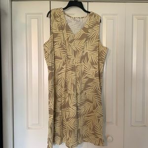 Summer Dress with Elastic Front Waist